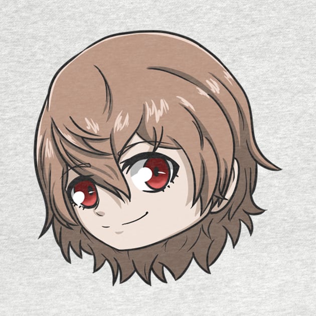 Akechi Chibi Head by AdorableArts